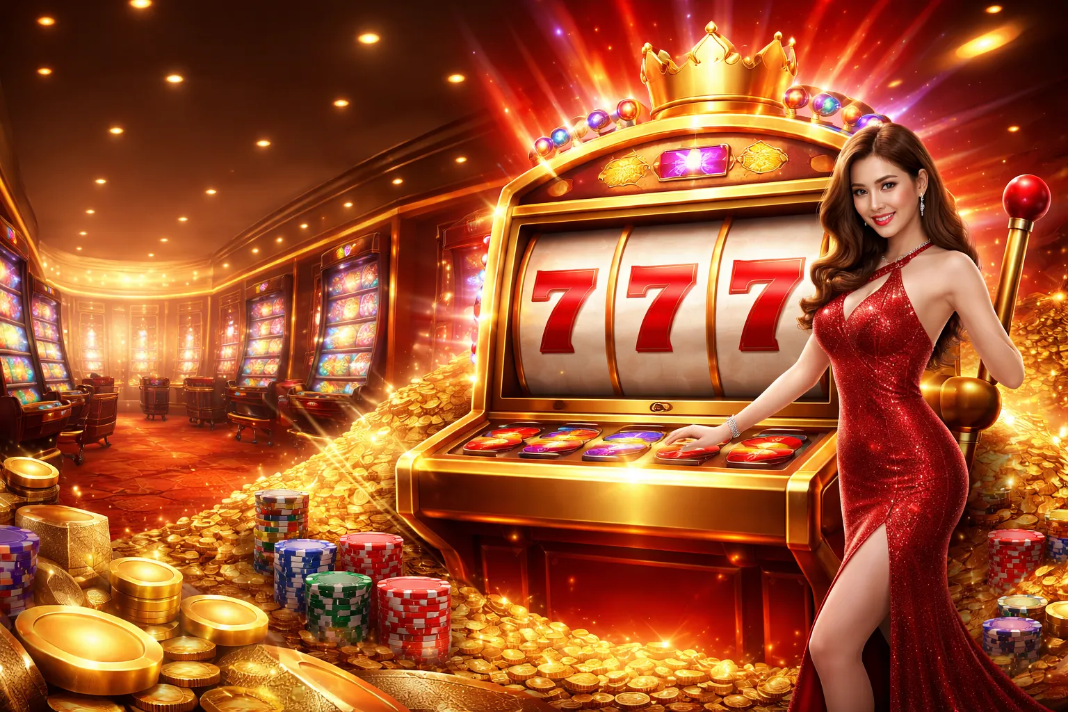 Trò chơi Slot hấp dẫn tại jun888 casino